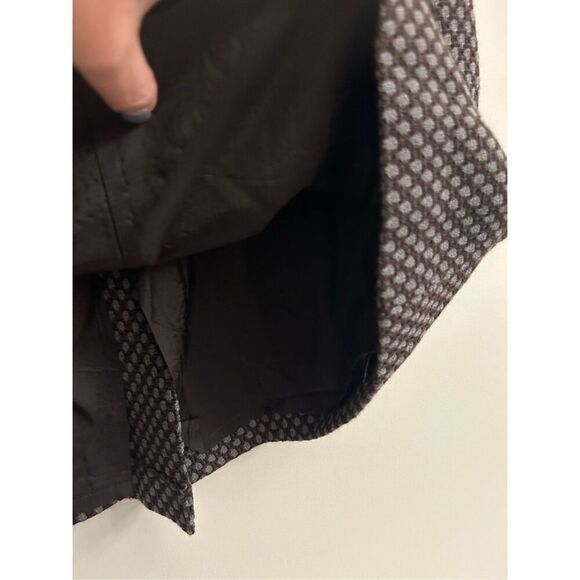 Ann Taylor virgin wool / cotton blend knee length skirt 4 polka dot preppy work - Picture 8 of 8